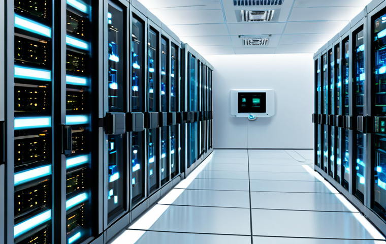 A highly detailed, professional depiction of a secure IoT (Internet of Things) ecosystem. Interconnected smart devices, including home automation sensors and industrial control units, are shown with glowing, encrypted data streams flowing between them. The background is a clean, futuristic server room with subtle digital interfaces, emphasizing data protection and network integrity. The overall mood is secure and advanced, with a focus on reliability and cutting-edge technology. fully clothed, modest clothing, appropriate attire, professional dress, safe for work, appropriate content, professional, perfect anatomy, correct proportions, natural pose, well-formed hands, proper finger count, natural body proportions.